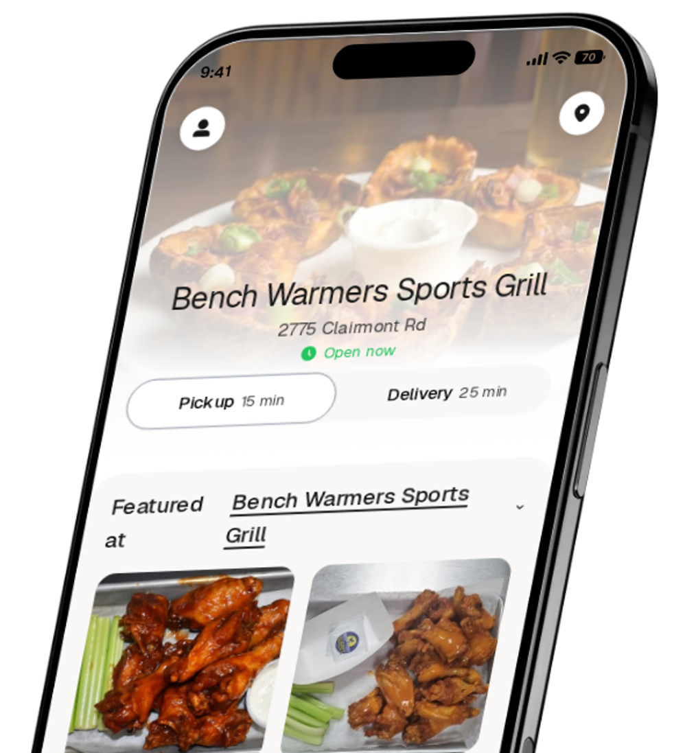 Bench Warmers Sports Grill app preview