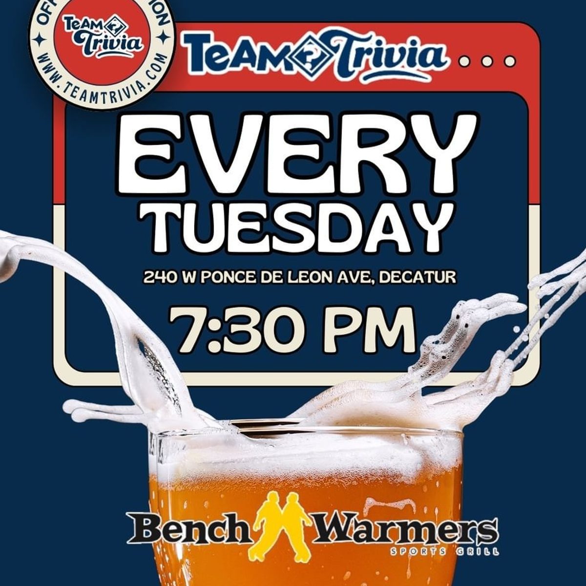 Team Trivia Tuesdays!