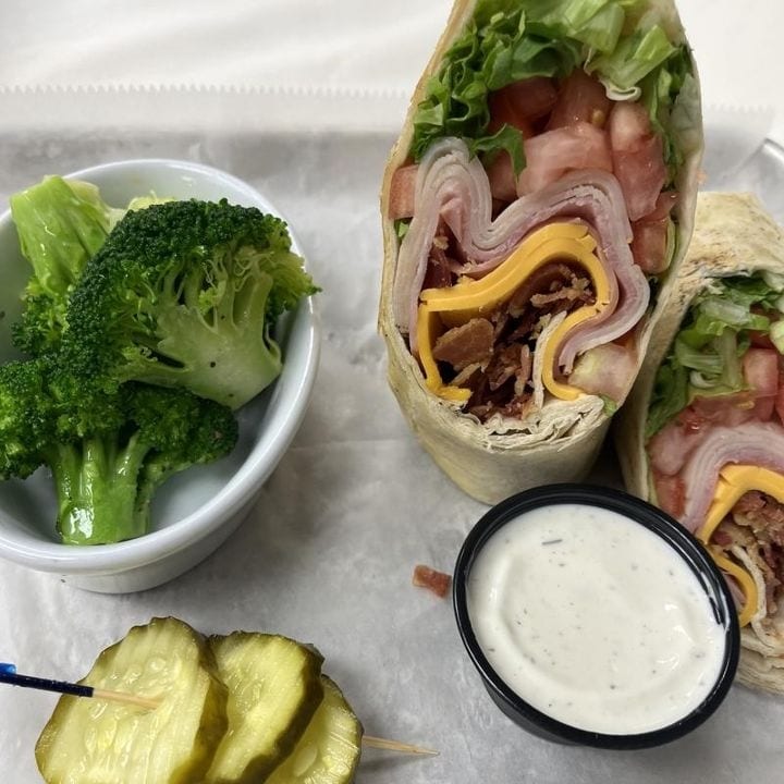 Ham & Turkey Club Wrap.